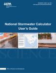 National Stormwater Calculator User`s Guide