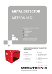 METAL DETECTOR METRON 05 D