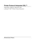 Printer Protocol Interpreter DGL™