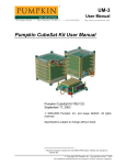 UM-3 Pumpkin CubeSat Kit User Manual