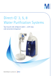 Direct-Q® 3, 5, 8 Water Purification Systems