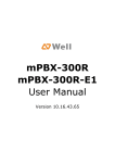 MyPBX Standard/GSM User Manual