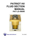 Patriot HV Fluid Section Manual PAT-LS-49090