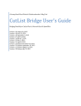 CutList Bridge User`s Guide