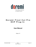 FCP plug-in User Manual