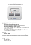 User Manual Sofa Audio Kit for iPod/iPhone