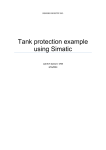 Tank protection example using Simatic