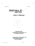 TEST-ALL IV - Independent Technologies