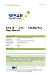 E.02.14 – D3.5 – CASSIOPEIA – User Manual