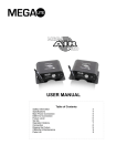 USER MANUAL - Mega Systems