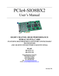 PCIe4-SIO8BX2 - General Standards Corporation