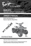BA49 ATV OWNER`S MANUAL