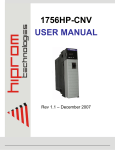 1756HP-CNV USER MANUAL