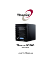 Thecus N5500 User`s Manual