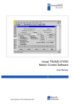 Visual TRANS 07VRS Motion Control Software