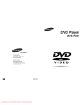 Samsung DVD-P341 User Guide Manual - DVDPlayer