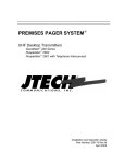 JTech UHF Desktop User`s Guide