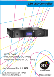Z30 DMX-512 LED CONTROLLER User Manual Ver 1.0 eng