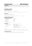 P521 External Control Codes