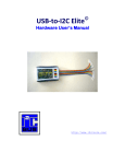 USB-to-I2C Elite Hardware User`s Manual