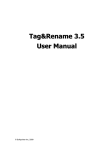 Tag&Rename 3.3 User Manual