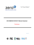 ZG2100M/ZG2101M Wi-Fi Module Datasheet Preliminary