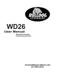 Bulldog WD26 - Factory Cleaning Equipment
