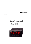 User`s manual Timer 2066