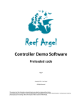 Controller Demo Software Preloaded code