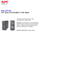 Back-UPS RS APC Back-UPS RS 800VA 120V Black