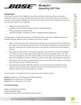 Importing DXF Files to Bose&reg; Modeler&reg; Software