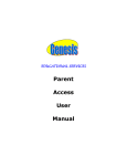 Parent Access User Manual - Freehold Township Schools