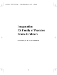Imagenation PX Family of Precision Frame Grabbers