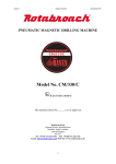 Rotabroach Raven User Manual - Rapid Welding and Industrial