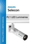 2. PL1 LED Luminaire Dimensions