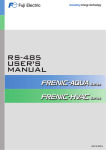 FRENIC-HVAC RS-485 User`s Manual 24A7-E