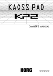 KP2 Owner`s Manual