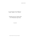 Logic Engine User Manual - Computer Science