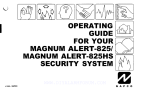825 User Manual - Alarm Products Of Oklahoma