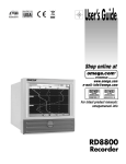 RD8800 Series Manual