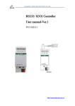 RS232/ KNX Controller User manual