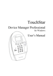 TDM TouchStar User`s Manual