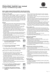 Photovoltaic modules user manual