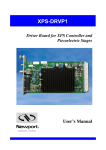 XPS-DRVP1 User Manual E1