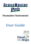 GrassMaster Pro Manual
