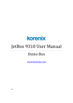 JetBox 9310 User Manual