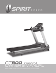 CT800 Treadmill Owner`s Manual