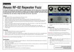 Reuss RF-02 Repeater Fuzz