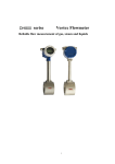 user manual of dh800 vortex flow meter