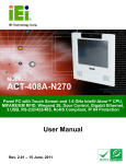 ACT-408A-N270 User Manual